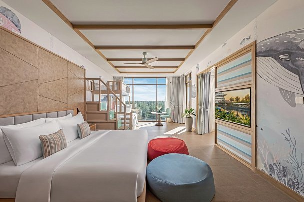 Fusion Resort & Villas Da Nang - Wohnbeispiel Garden View Family Suite (Zimmercodierung WI1)