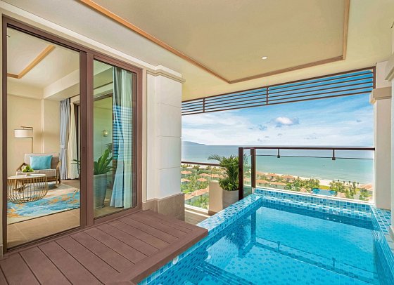 Fusion Resort & Villas Da Nang - Wohnbeispiel Ocean View Pool Suite (Zimmercodierung WBR)