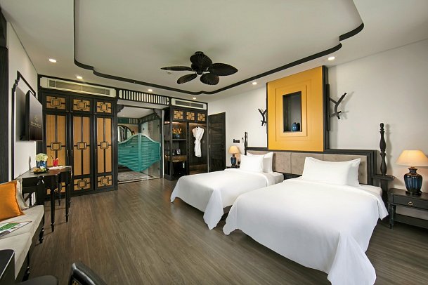 Bliss Hoi An Beach Resort & Wellness - Wohnbeispiel Indochine (Zimmercodierung VB1)