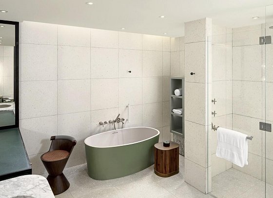 New World Hoiana Beach Resort - Badbeispiel Grand Deluxe Ocean View (Zimmercodierungen UD1 & WBM)