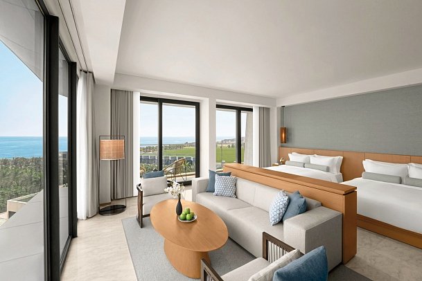 Shilla Monogram Danang - Wohnbeispiel Corner Suite Ocean View (Zimmercodierung WBM)