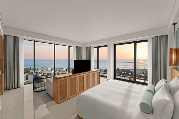 Shilla Monogram Danang - Wohnbeispiel Corner Suite Ocean View (Zimmercodierung WBM)