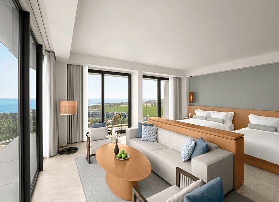 Shilla Monogram Danang - Wohnbeispiel Corner Suite Ocean View (Zimmercodierung WBM)