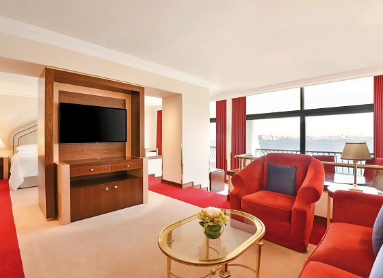 Sheraton Grand Doha Resort & Convention Hotel - Wohnbeispiel Executive Suite (Zimmercodierung WB1)