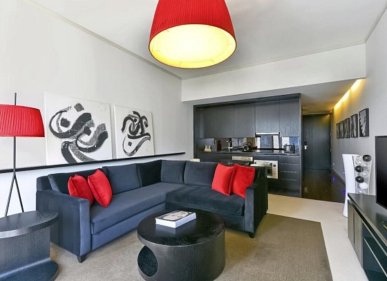 W Doha - Wohnbeispiel Warm One Bedroom Apartment (Zimmercodierung AB1)