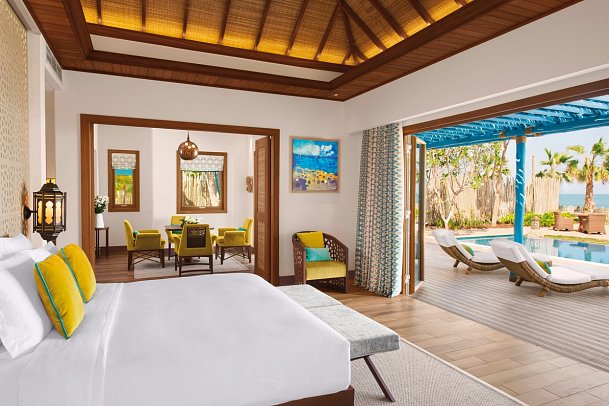 Banana Island Resort Doha by Anantara - Wohnbeispiel Two Bedroom Sea View Pool Villa (Zimmercodierung WB2)