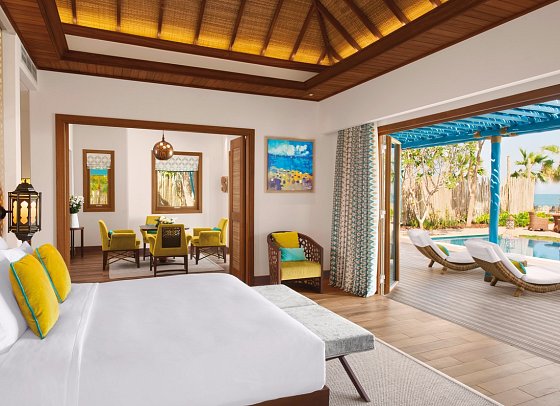Banana Island Resort Doha by Anantara - Wohnbeispiel Two Bedroom Sea View Pool Villa (Zimmercodierung WB2)