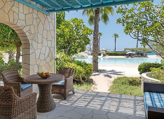 Banana Island Resort Doha by Anantara - Wohnbeispiel Deluxe Beach Terrace (Zimmercodierung UD1)