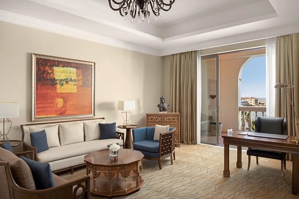 Marsa Malaz Kempinski The Pearl Doha - Wohnbeispiel Grand Deluxe Suite (Zimmercodierung WD2)