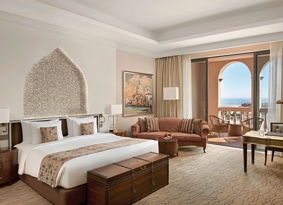 Marsa Malaz Kempinski The Pearl Doha - Wohnbeispiel Deluxe Sea View (Zimmercodierung UDM)
