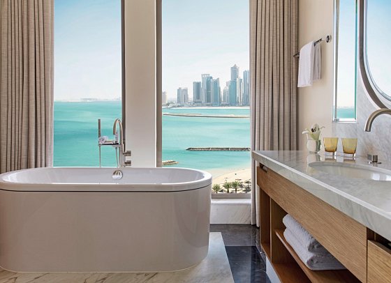 The St. Regis Doha - Wohnbeispiel Empire Suite (Zimmercodierung WB3)