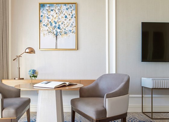 The St. Regis Doha - Wohnbeispiel Grand Deluxe Sea View (Zimmercodierung UD2)