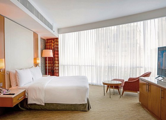 Hilton Doha Hotel - Wohnbeispiel Deluxe Sea View (Zimmercodierung UDM)
