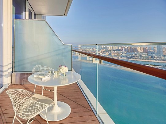 Fairmont Doha - Wohnbeispiel Fairmont Sea View Balcony (Zimmercodierung UD3)