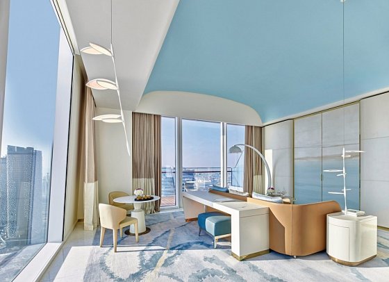 Fairmont Doha - Wohnbeispiel One Bedroom Gold Suite City View Balcony (Zimmercodierung WL1)