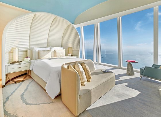 Fairmont Doha - Wohnbeispiel One Bedroom Gold Suite Sea View Balcony (Zimmercodierung WLM)