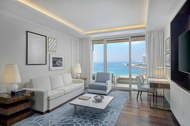 Waldorf Astoria Lusail, Doha - Wohnbeispiel Deluxe Suite (Zimmercodierungen WD1 & UDM)