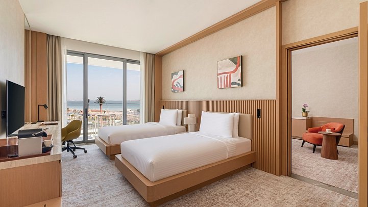 Rixos Premium Qetaifan Island North - Wohnbeispiel Two Bedroom Family Sea View (Zimmercodierung FBM)