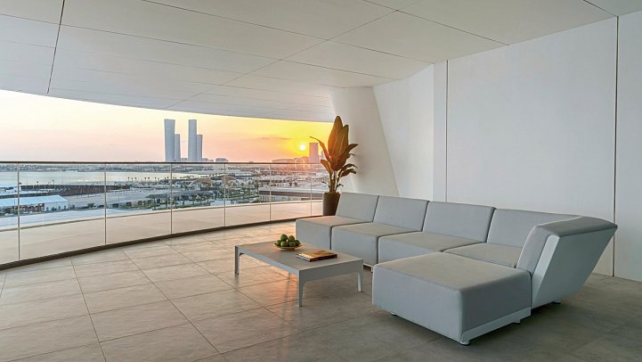 Rixos Premium Qetaifan Island North - Wohnbeispiel Juniorsuite Sea View (Zimmercodierung J9M)
