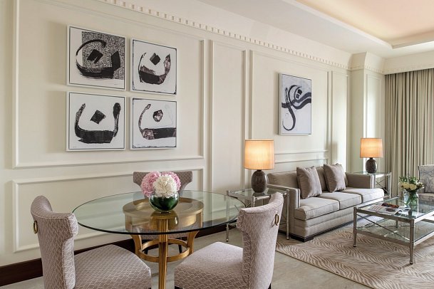 The St. Regis Marsa Arabia Island, The Pearl Qatar - Wohnbeispiel One Bedroom Suite Sea View (Zimmercodierung W1M)