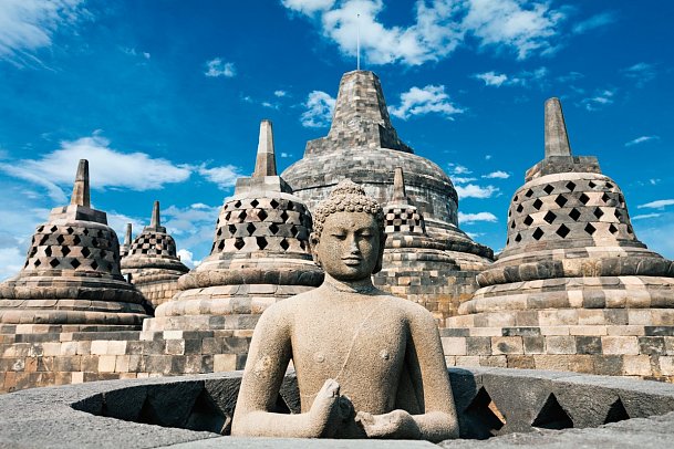 Klassische Höhepunkte Javas (Gruppenreise, ab/bis Südbali) - Borobudur Tempel, Yogyakarta