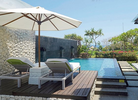 Samabe Bali Suites & Villas - Beispiel Außenbereich 1 Bedroom Ocean Pool Villa (Zimmercodierung VBO)