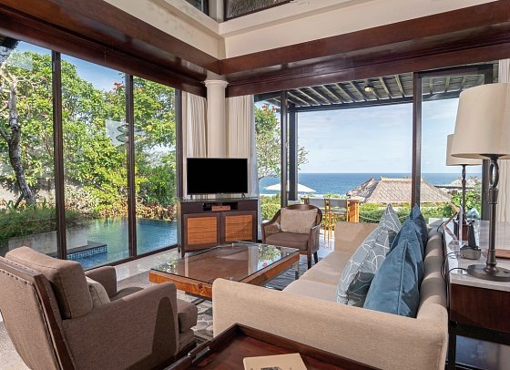 Samabe Bali Suites & Villas - Wohnbeispiel 2 Bedroom Ocean Pool Villa (Zimmercodierungen WB2 & VB3)