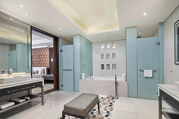 Samabe Bali Suites & Villas - Beispiel Bad 2 Bedroom Ocean Pool Villa (Zimmercodierungen WB2, VB2 & VB3)