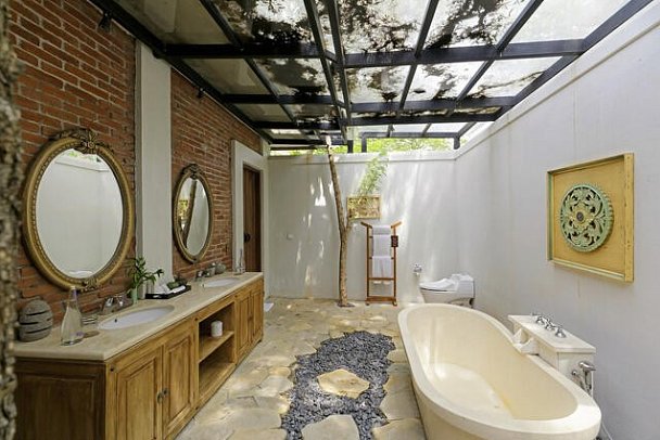 Plataran Menjangan Resort & Spa - Beispiel Bad One Bedroom Forest Villa (Zimmercodierung VB1)