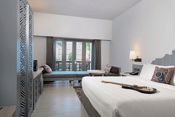 Hard Rock Hotel Bali - Wohnbeispiel Deluxe King (Zimmercodierung UD1)