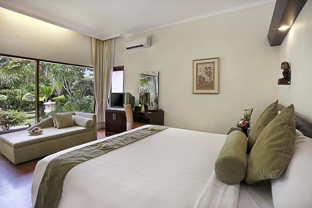 Respati Beach Hotel - Wohnbeispiel Deluxe Bungalow (Zimmercodierung BD1)