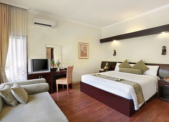 Respati Beach Hotel - Wohnbeispiel Deluxe Bungalow (Zimmercodierung BD1)