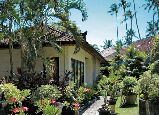 Respati Beach Hotel - Beispiel Außenansicht Deluxe Bungalow (Zimmercodierung BD1)