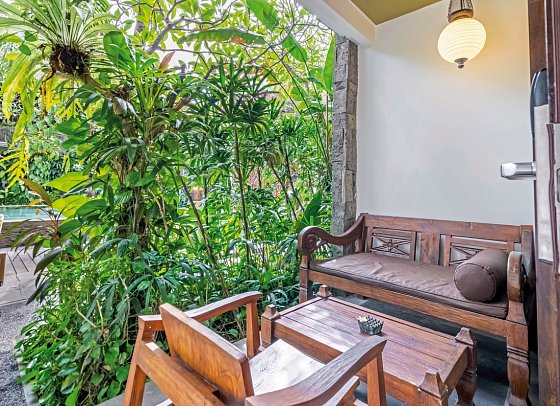 Kejora Suites - Beispiel Terrasse Signature (Zimmercodierung UU1)
