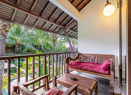 Kejora Suites - Beispiel Balkon Deluxe (Zimmercodierung UD1)