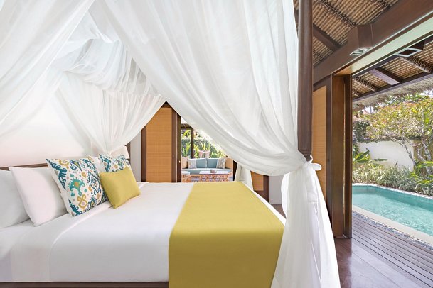 The Pavilions Bali - Wohnbeispiel 1 Bedroom Pool Villa (Zimmercodierung VBR)