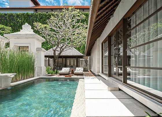 The Royal Santrian Luxury Beach Villas - Wohnbeispiel Deluxe Pool Villa (Zimmercodierung VD1)