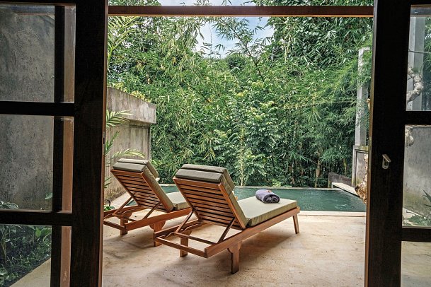 Dinara Ubud - Wohnbeispiel Pool Villa (Zimmercodierung VB5)
