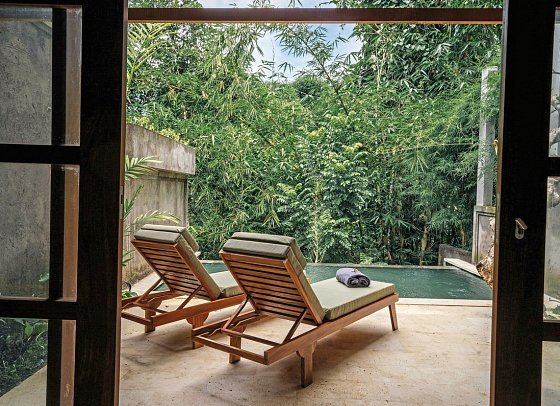 Dinara Ubud - Wohnbeispiel Pool Villa (Zimmercodierung VB5)