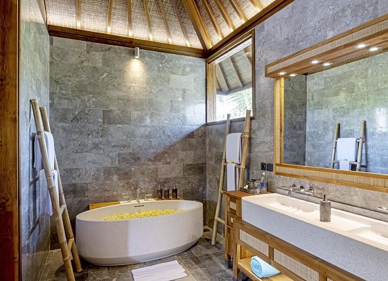 Kappa Senses Ubud - Beispiel Bad One Bedroom Pool Villa (Zimmercodierung VB5)