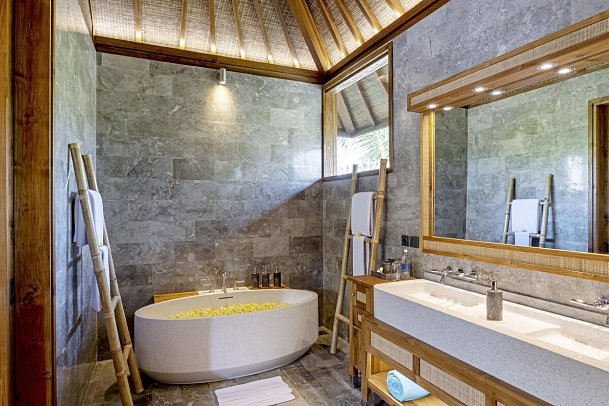 Kappa Senses Ubud - Beispiel Bad One Bedroom Pool Villa (Zimmercodierung VB5)