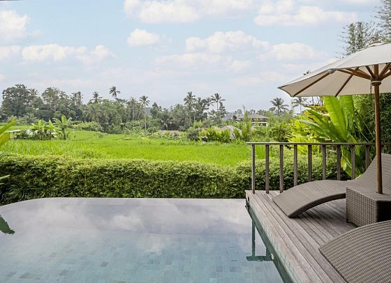 Kappa Senses Ubud - Wohnbeispiel One Bedroom Pool Villa Rice Field View (Zimmercodierung VB1)