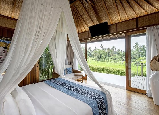 Kappa Senses Ubud - Wohnbeispiel One Bedroom Pool Villa Rice Field View (Zimmercodierung VB1)