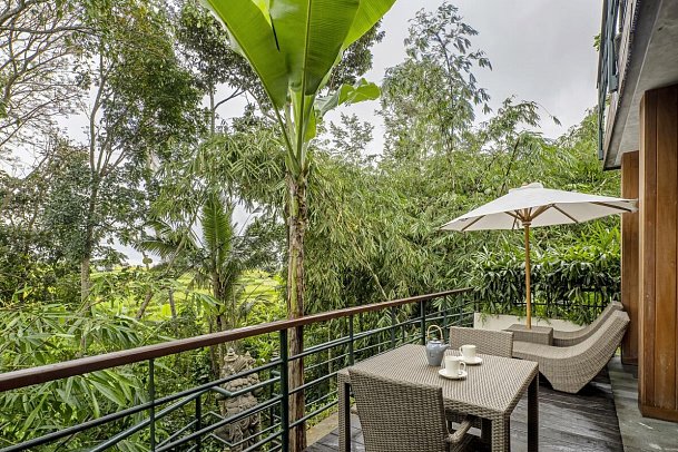 Kappa Senses Ubud - Beispiel Balkon Jungle Suite (Zimmercodierung JB1)