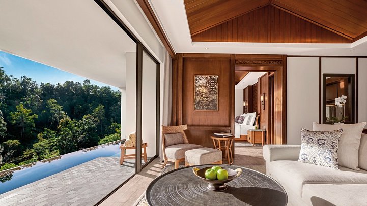 Anantara Ubud Bali Resort - Wohnbeispiel One Bedroom Forest Pool Villa (Zimmercodierung VBR)