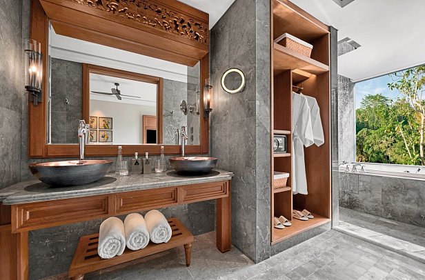 Anantara Ubud Bali Resort - Beispiel Bad Forest (Zimmercodierung WM2)