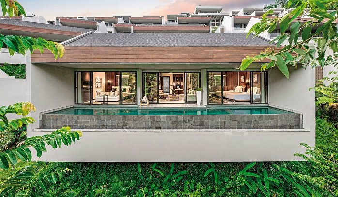 Anantara Ubud Bali Resort - Wohnbeispiel Two Bedroom Pool Villa (Zimmercodierung VB2)