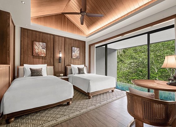 Anantara Ubud Bali Resort - Wohnbeispiel Two Bedroom Pool Villa (Zimmercodierung VB2)