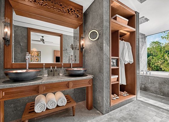 Anantara Ubud Bali Resort - Beispiel Bad Forest (Zimmercodierung UM2)