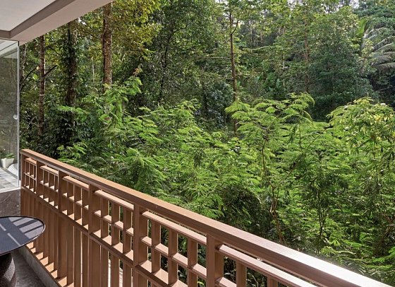 Anantara Ubud Bali Resort - Beispiel Balkon Forest (Zimmercodierung UM2)